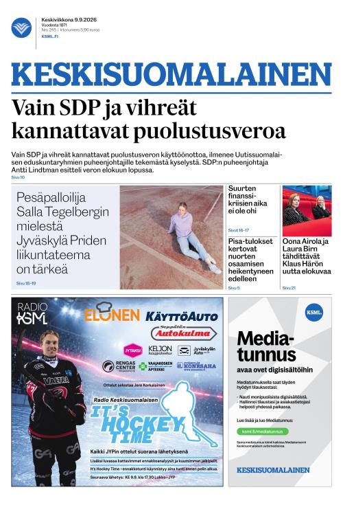 Keskisuomalainen 9.9.2026