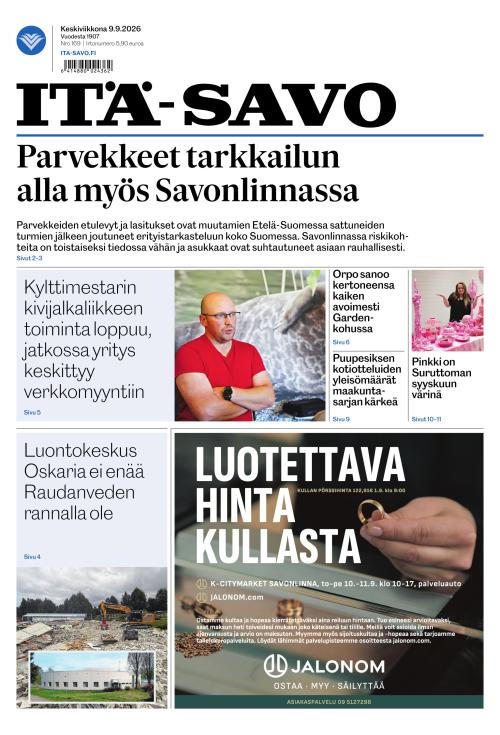 Itä-Savo 9.9.2026