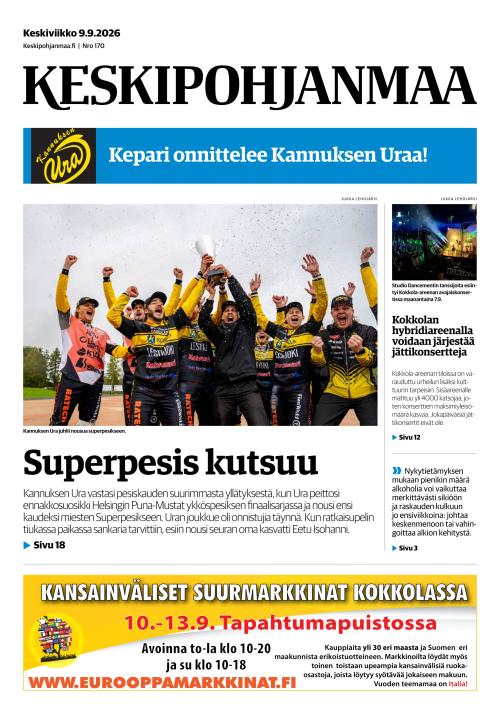 Keskipohjanmaa 9.9.2026