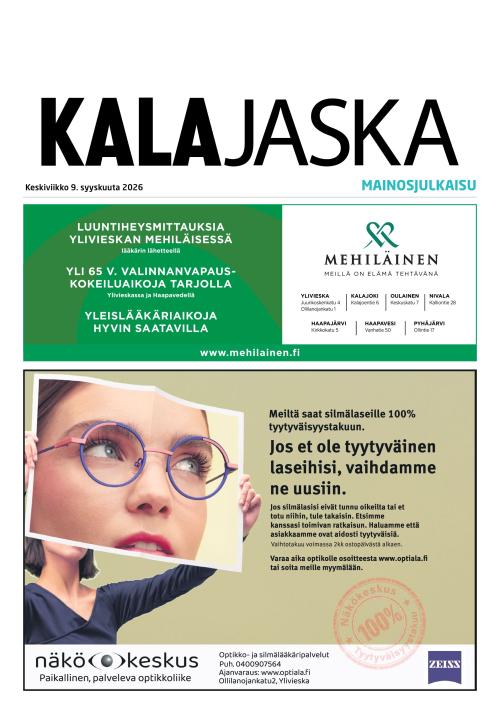 Kalajokilaakso ja Kalajaska 9.9.2026