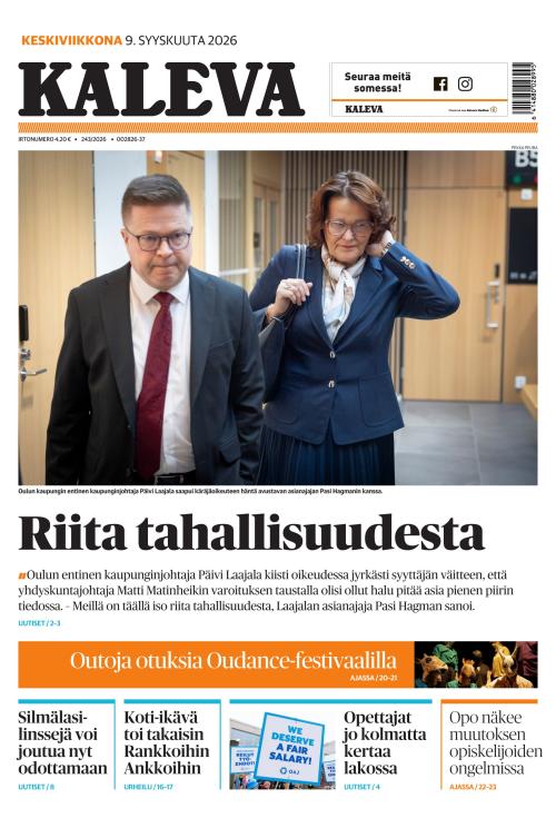 Kaleva 9.9.2026
