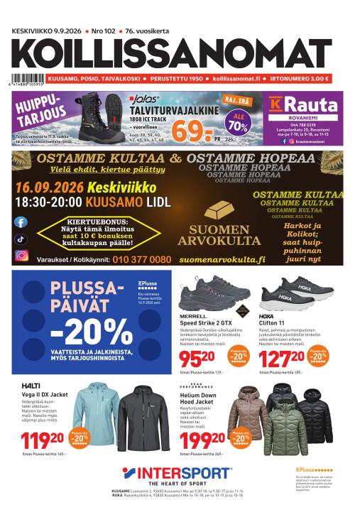 Koillissanomat 9.9.2026