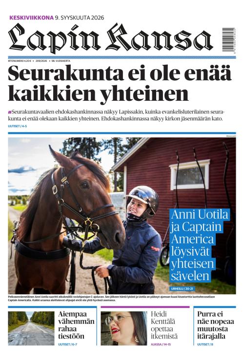 Lapin Kansa 9.9.2026