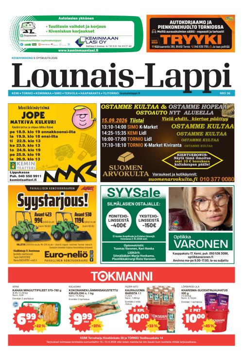 Lounais-Lappi 9.9.2026