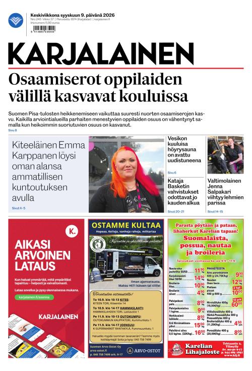 Karjalainen 9.9.2026
