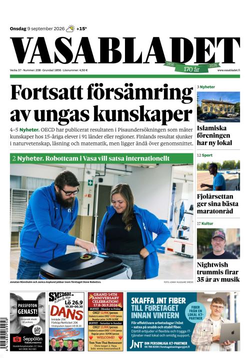 Vasabladet 9.9.2026