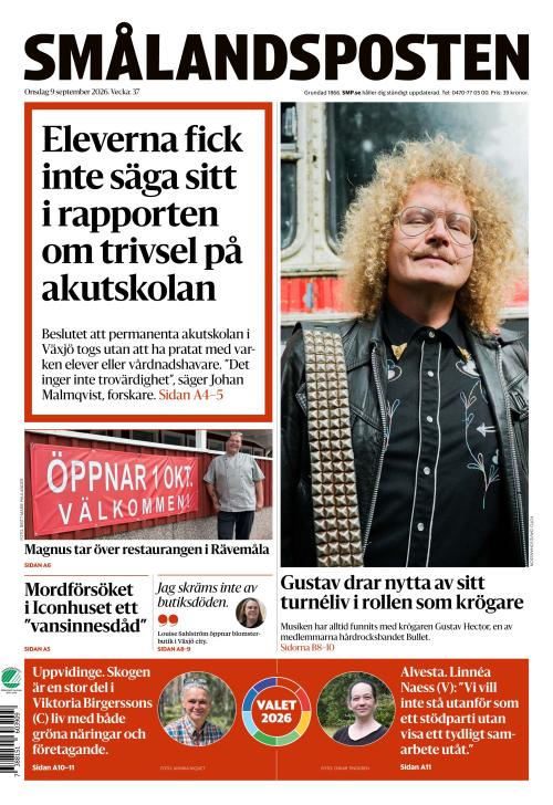 Smålandsposten 9.9.2026