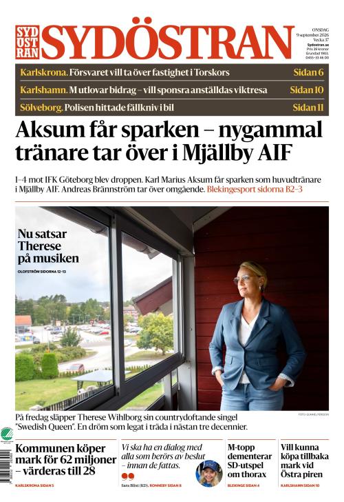 Sydöstran 9.9.2026