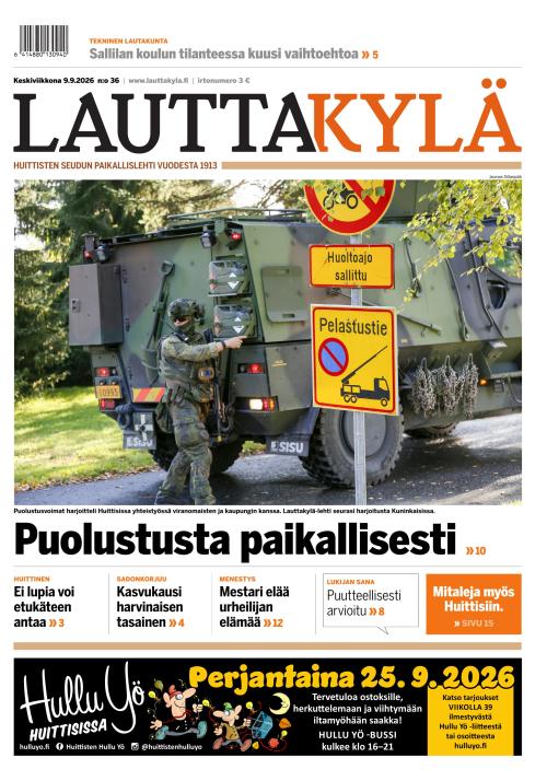 Lauttakylä-lehti 9.9.2026