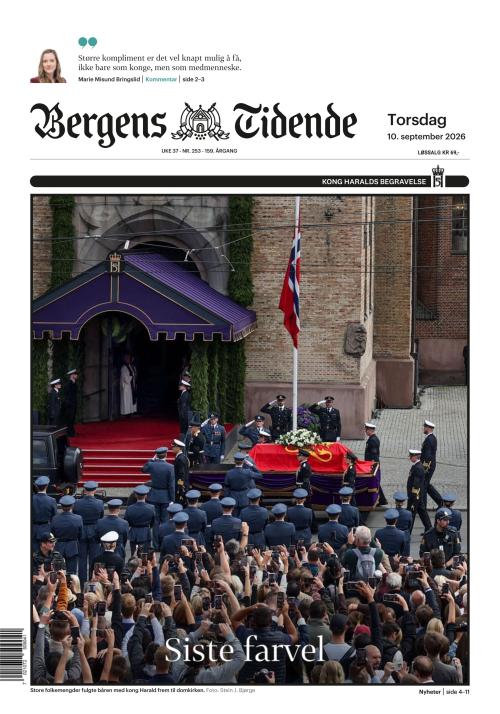 Bergens Tidende 10.9.2026