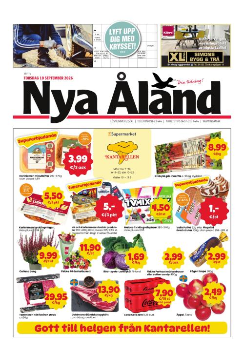 Nya Åland 10.9.2026