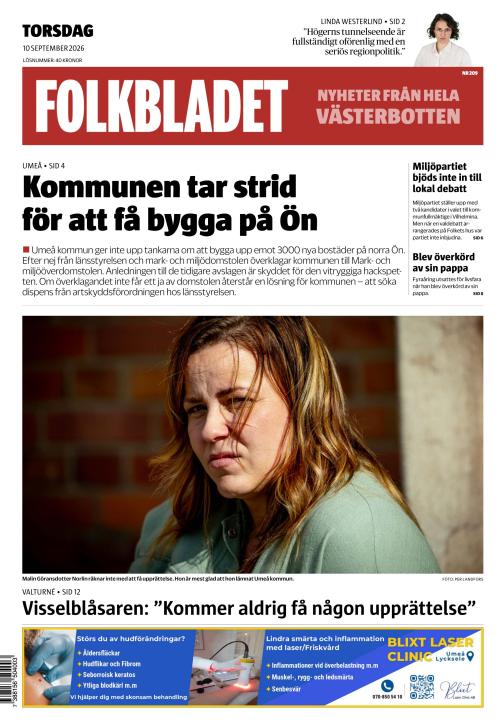Folkbladet (Västerbotten) 10.9.2026