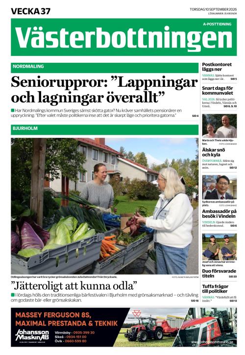 Västerbottningen 10.9.2026