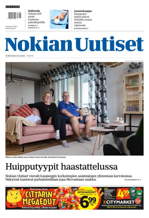 Nokian Uutiset 10.9.2026