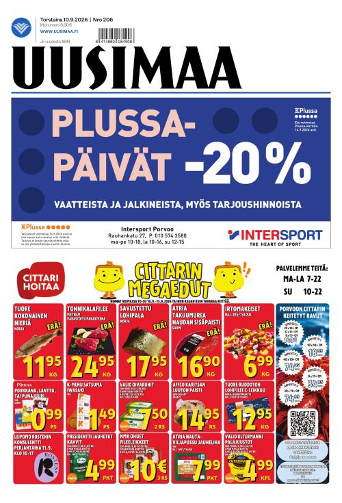 Uusimaa 10.9.2026