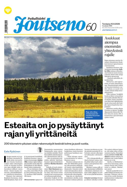 Paikallislehti Joutseno 10.9.2026