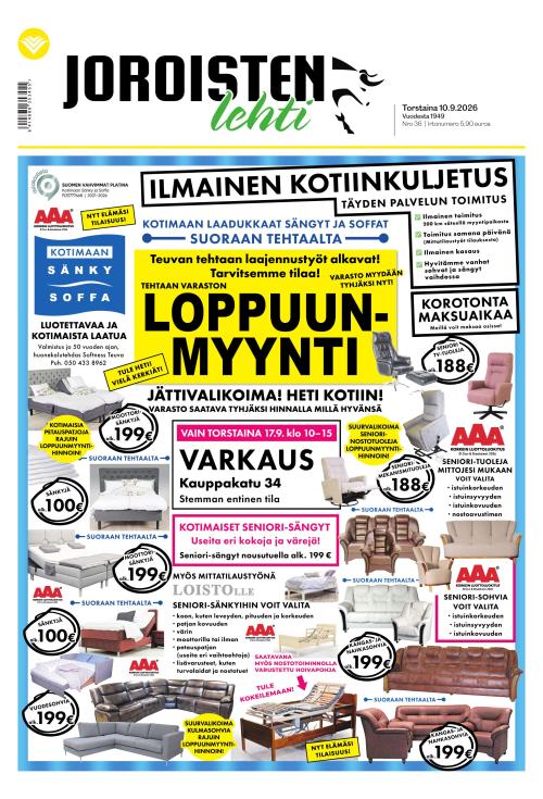 Joroisten Lehti 10.9.2026