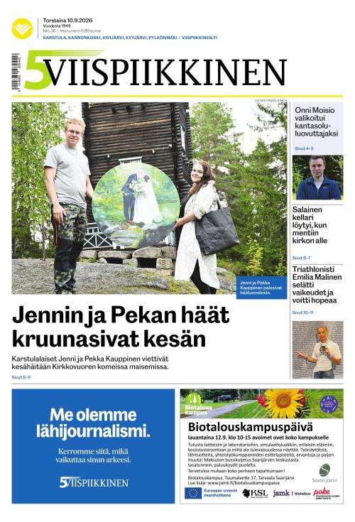 Viispiikkinen 10.9.2026