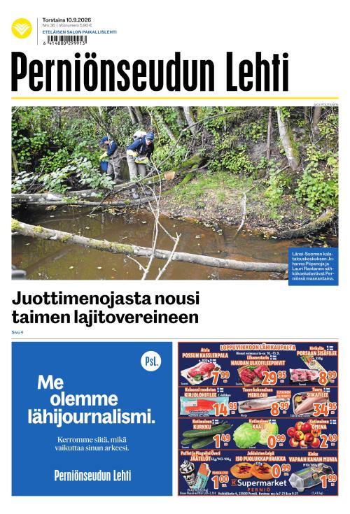 Perniönseudun Lehti 10.9.2026