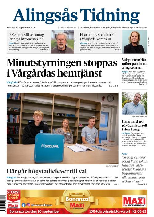 Alingsås Tidning 10.9.2026