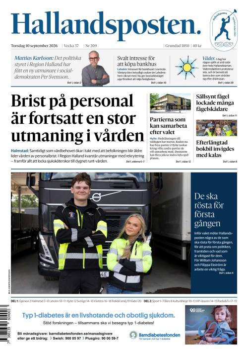 Hallandsposten 10.9.2026