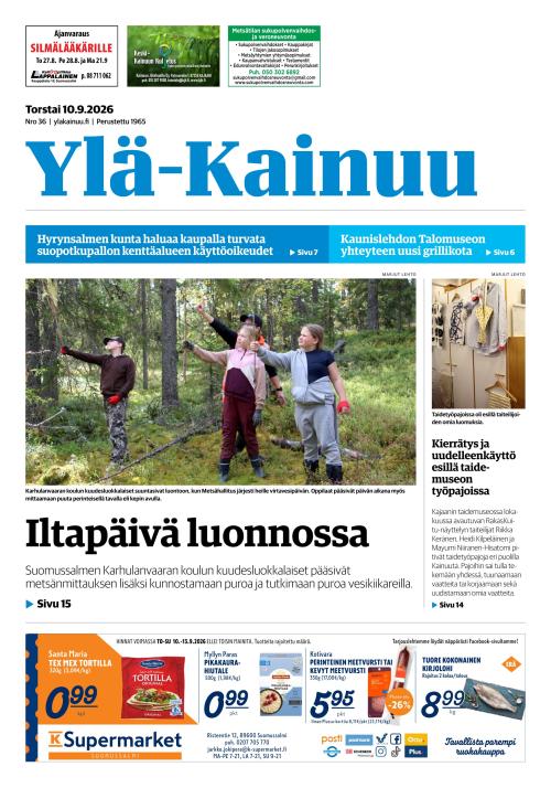 Ylä-Kainuu 10.9.2026