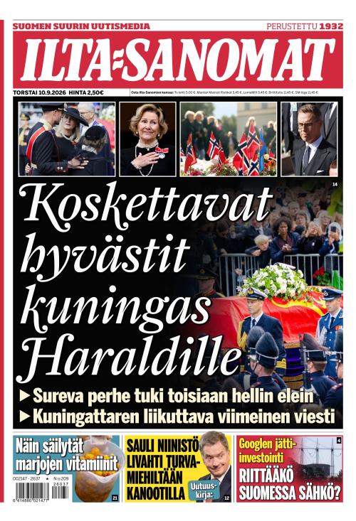Ilta-Sanomat 10.9.2026