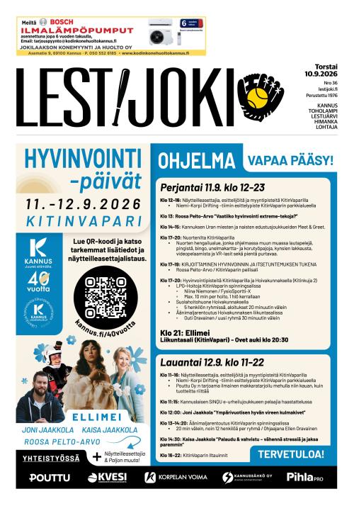 Lestijoki-lehti 10.9.2026