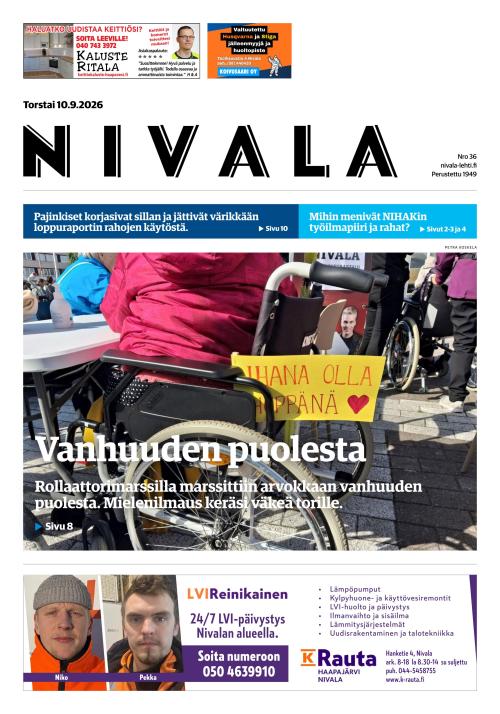 Nivala-lehti 10.9.2026