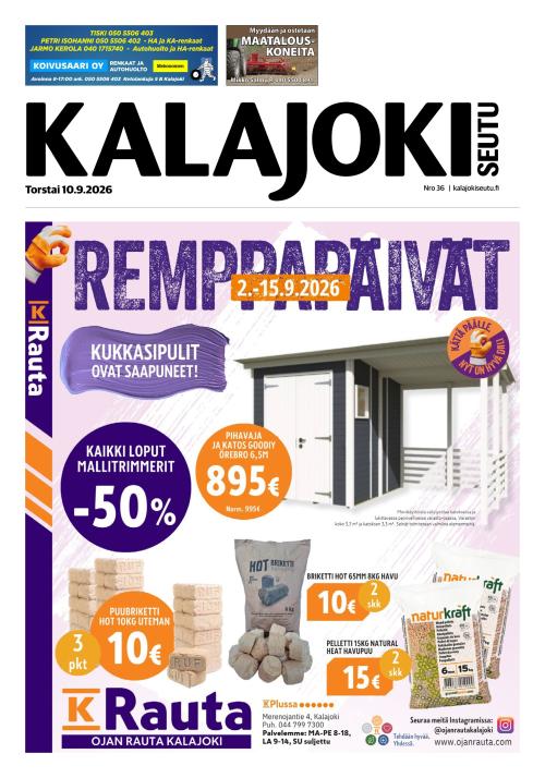Kalajokiseutu 10.9.2026