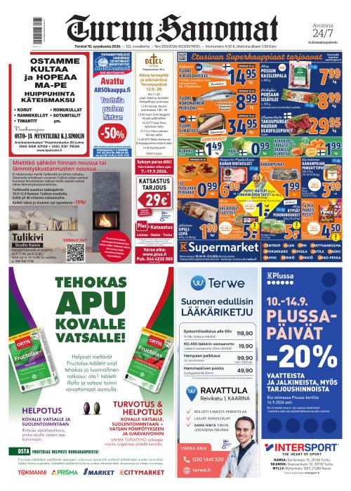 Turun Sanomat 10.9.2026