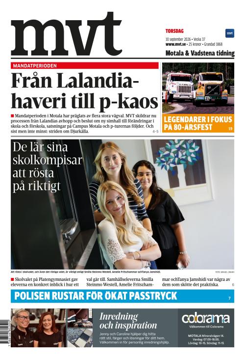 Motala Vadstena Tidning 10.9.2026