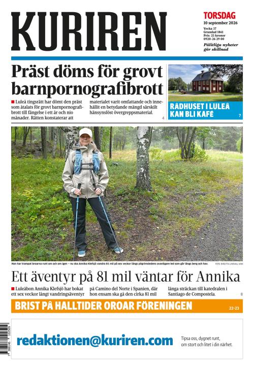 Norrbottens-kuriren 10.9.2026