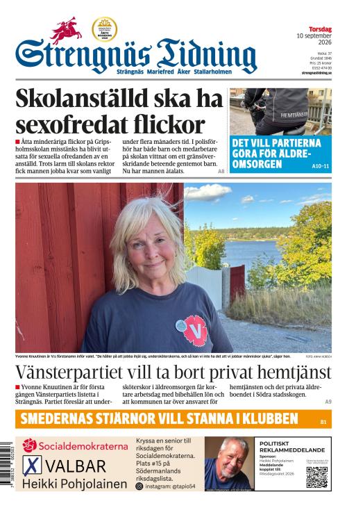 Strengnäs Tidning 10.9.2026