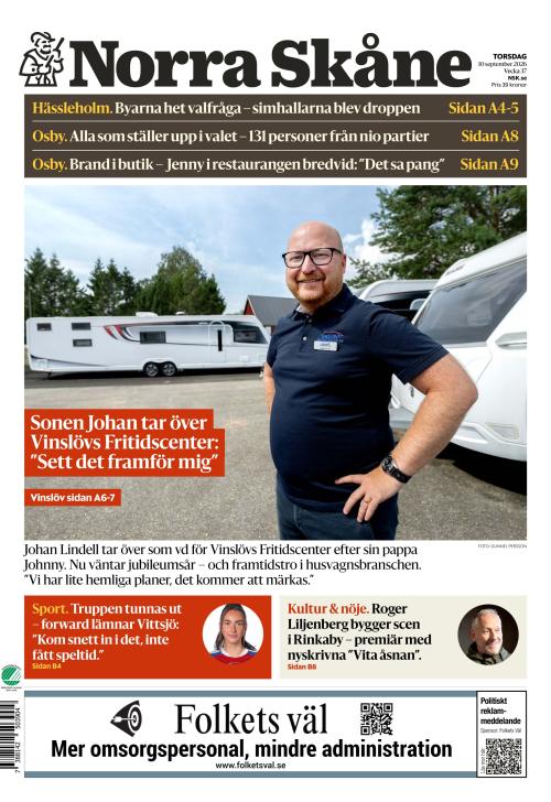 Norra Skåne 10.9.2026