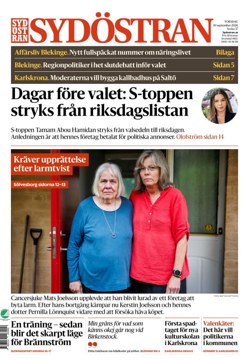 Sydöstran 10.9.2026