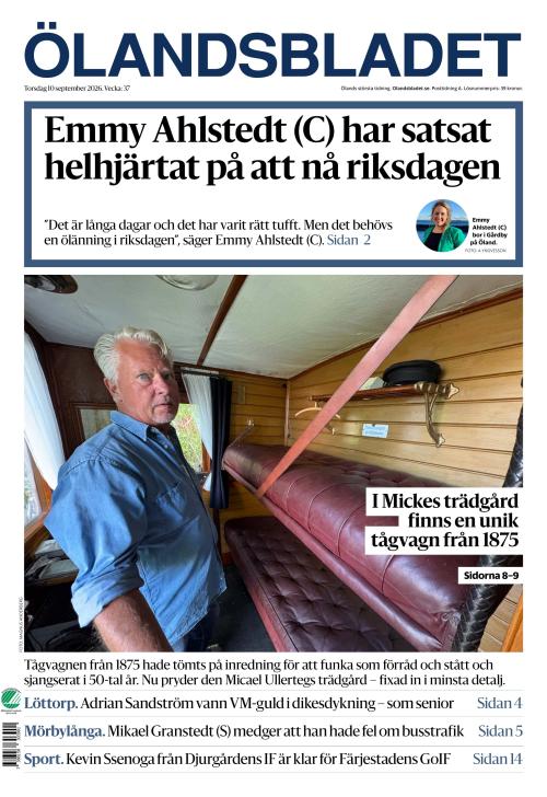 Ölandsbladet 10.9.2026