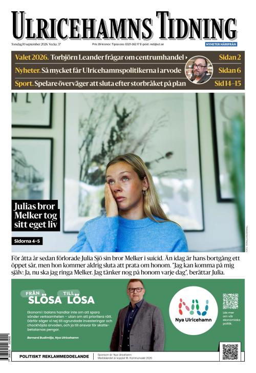 Ulricehamns Tidning 10.9.2026