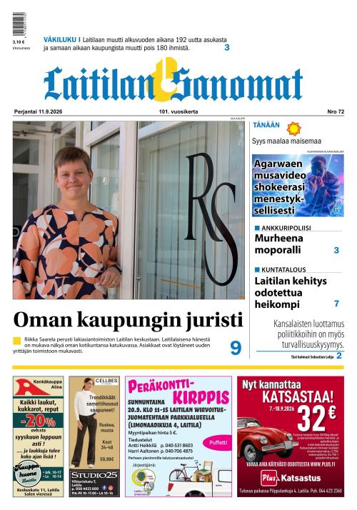 Laitilan Sanomat 11.9.2026