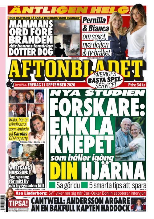 Aftonbladet 11.9.2026