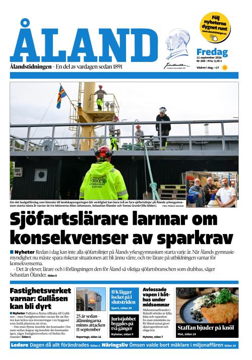 Ålandstidningen 11.9.2026
