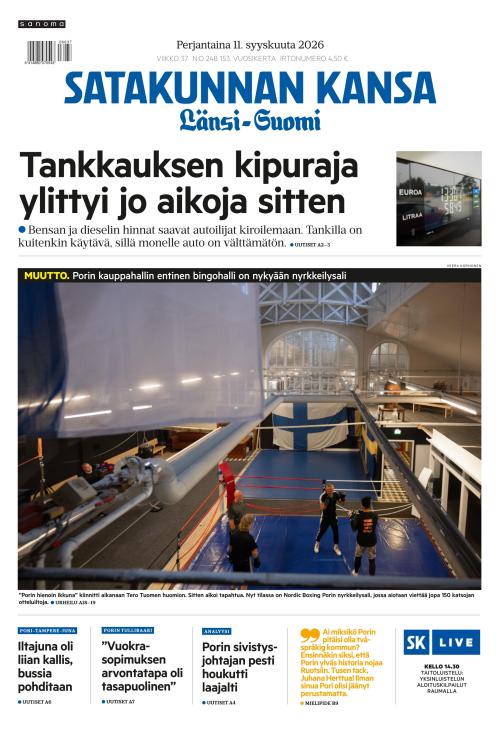 Satakunnan Kansa Länsi-Suomi 11.9.2026