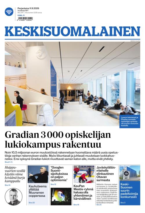 Keskisuomalainen 11.9.2026
