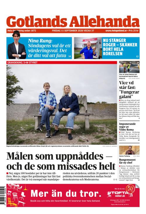 Gotlands Allehanda 11.9.2026