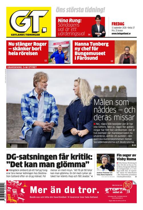 Gotlands Tidningar 11.9.2026