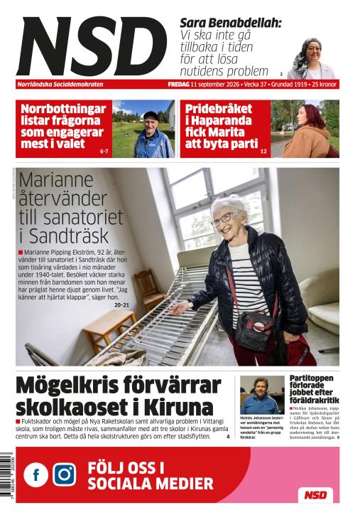 Norrländska Socialdemokraten 11.9.2026