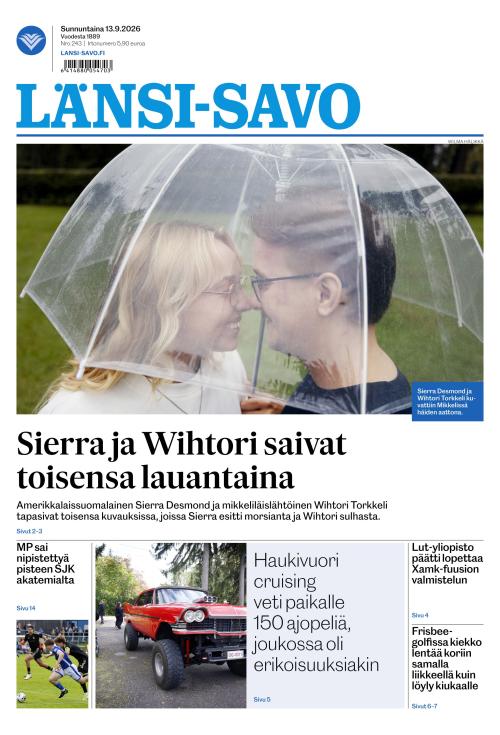 Länsi-Savo 13.9.2026