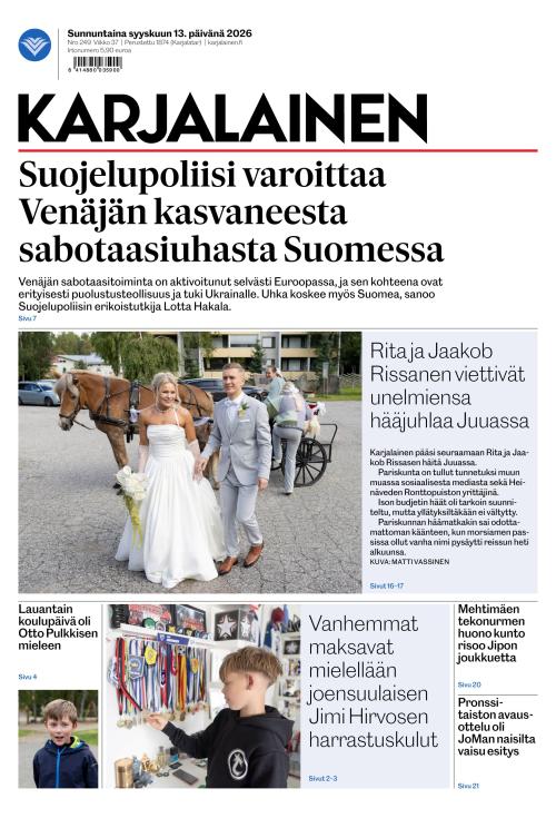 Karjalainen 13.9.2026