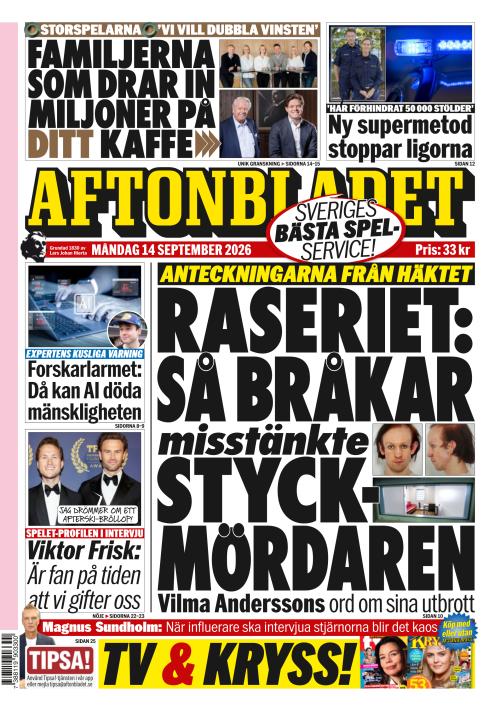 Aftonbladet 14.9.2026