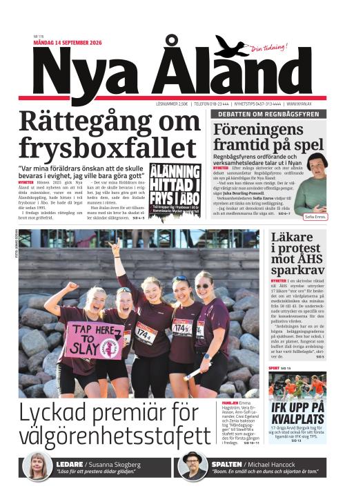 Nya Åland 14.9.2026